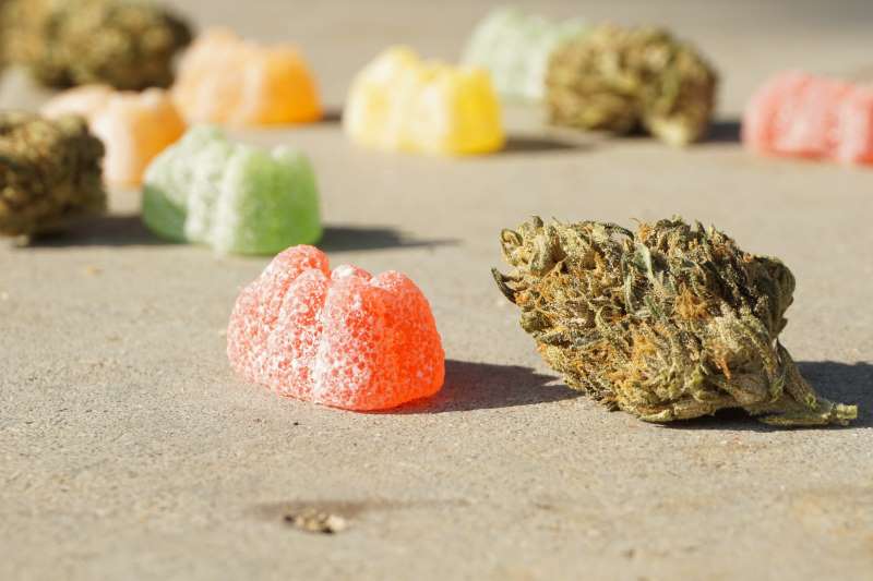 cannabis edibles in form of gummies